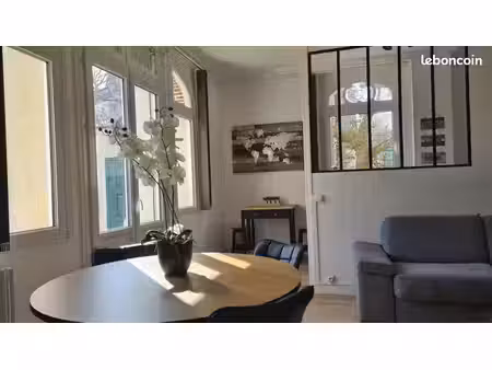 appartement meublé avec jardin