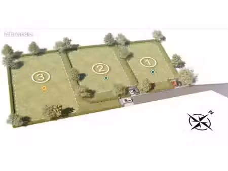 terrain 881 m² tourville sur arques