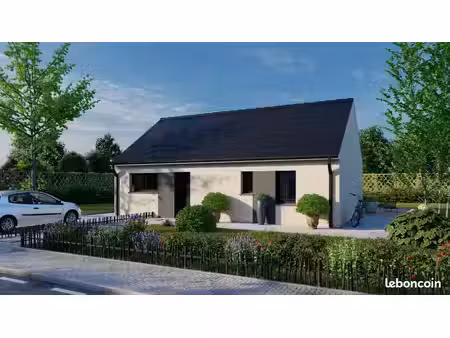 projet de construction d'une maison 76.5 m² avec terrain à sauchay (76)