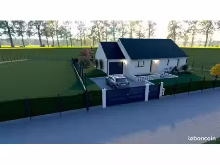 projet de construction d'une maison 76 m² avec terrain à smermesnil (76)