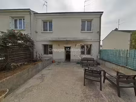 à vendre en exclusivité à joué-lès-tours maison 91 m² avec grand garage et jardin