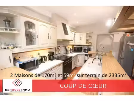 deux maisons de 170m² et 59m² sur 2335m² de terrain