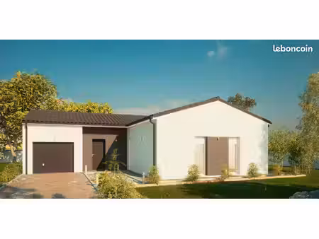 maison de 97.33 m² sur un terrain de 500 m² à montamise en vienne (86)