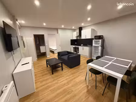 superbe t2 meublé - 40m2 - refait à neuf