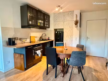 t2 meublé 41 1 m² avec balcon ouest & parking s/s – cenon mairie (direct propriétaire)