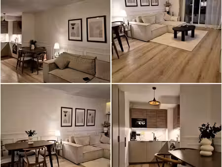 appartement meublé 50 m² – balcon-terrasse  parking couvert – 1er et dernier étage