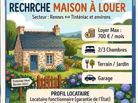 recherche maison à louer
