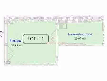 vente bureaux et commerces à nantes centre ville (44000) : à vendre / 33m² nantes centre v