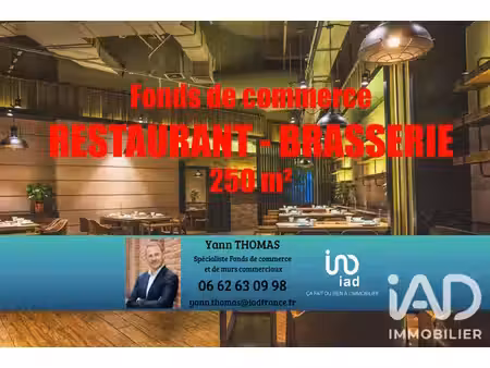 vente restaurant 250 m²