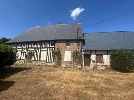 maison normande à rénover ? 85 m² ? terrain arboré de 2 498 m²