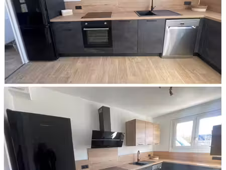 4 pièces - 65m2 - st mars la brière - location maison mitoyenne rénovée - centre saint mar