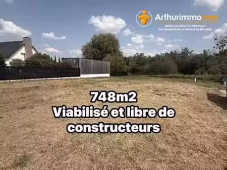 vente terrain à bourgbarré (35230) : à vendre / 748m² bourgbarré