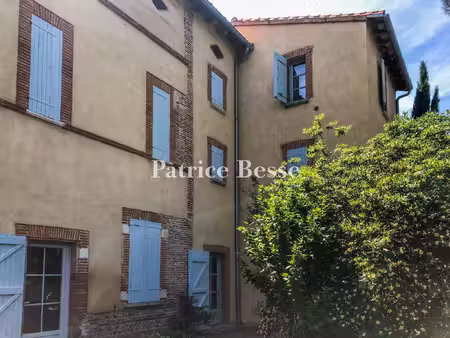 dans le volvestre  une maison de village du 19e s. et son jardin de 1 500 m² avec...