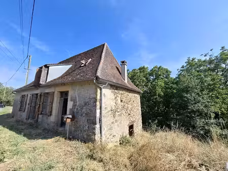 maison en pierres à terminer avec jardin