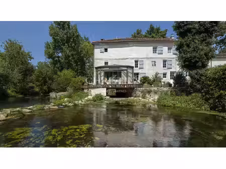 moulin remarquable du xvie siècle  370 m² avec sa maison d'amis  proche de saintes