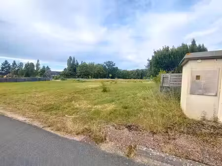 vente terrain à batir 882 m² à chaumont-sur-loire (41150)  39 500 €