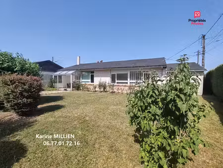 ezy sur eure 27530 maison de plain-pied - 3 chambres - 2 garages - appentis - terrain - 17