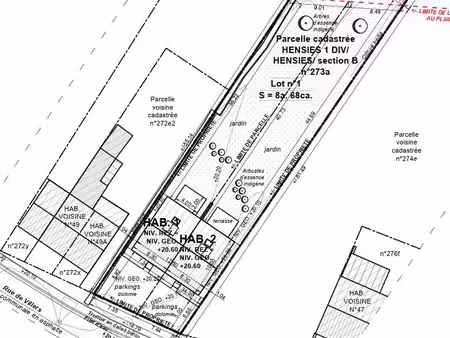 terrain à vendre de 868 m² à hensies (vbe57803)