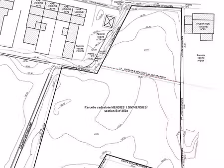 terrain à vendre de 907 m² à hensies (vbe57802)