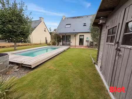 a vendre chez blot à mordelles maison 3 chambres 102m2 au sol terrain de 360m2 garage et p