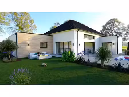 terrain avec maison neuve à vendre