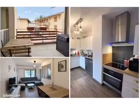 ? t3 récent 62 m² + balcon + 2 parkings – roche (isère) disponible dès le 25 septembre