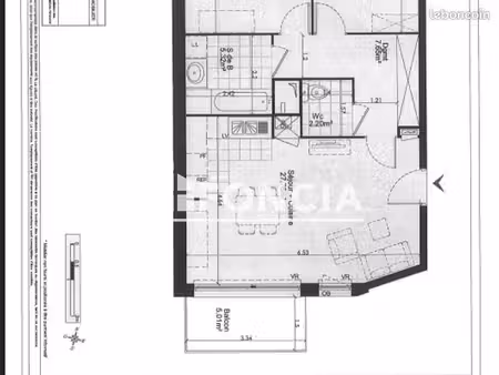 appartement 3 pièces 63 m²