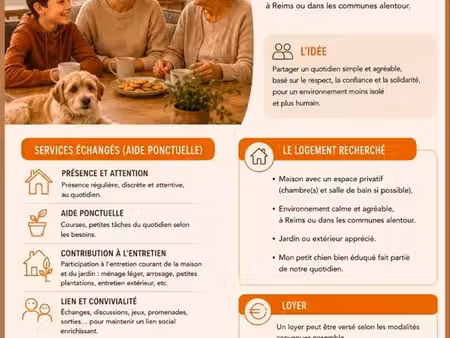 recherche cohabitation intergénérationnelle