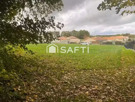 vente terrain 1504 m² lhommaizé (86410)