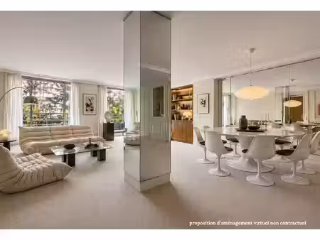 paris 16ème - la muette - appartement familial de 135 m² avec balcon sur jardins