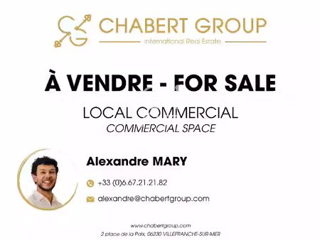 villefranche-sur-mer – vieille-ville - murs commerciaux – 3 pièces – 27 3 m² – loués