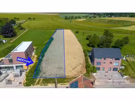 magnifique terrain - poss maison 3 facades