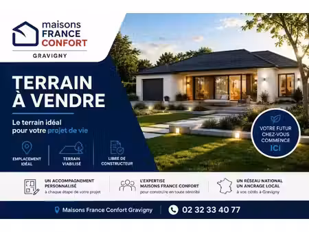vente terrain 1000 m² à chaignes (27120)  85 000 €
