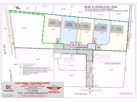 vente terrain 385 m² à peyrolles-en-provence (13860)  165 000 €