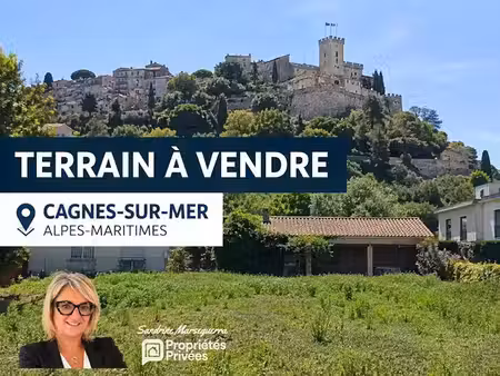 vente terrain 3015 m² à cagnes-sur-mer (06800)  670 000 €