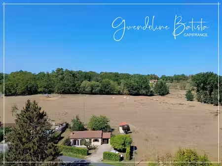 maison plain-pied 84m² - 3 chambres - terrain 1200m² avec vue dégagée - ginestet