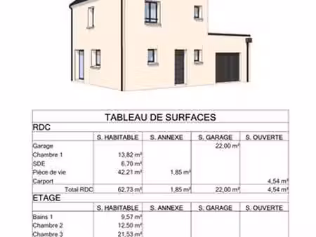 vente maison à éterville (14930) : à vendre / 110m² éterville