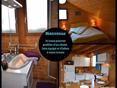 location chalet meublé avec vue sancy — saint-floret (bail mobilité)