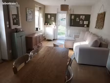 appartement meublé en duplex terrasse et jardin dans petite copropriété - metz plantières 
