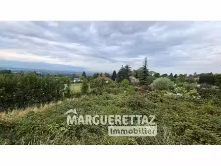 archamps – terrain constructible de 679 m² – calme et belle vue