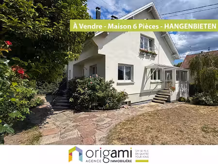 maison hangenbieten 6p sur 6 35 ares de terrain