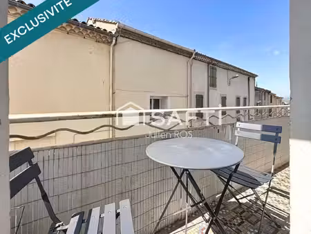 maureilhan – maison de village entièrement rénovée avec garage  balcons et excellent dpe b