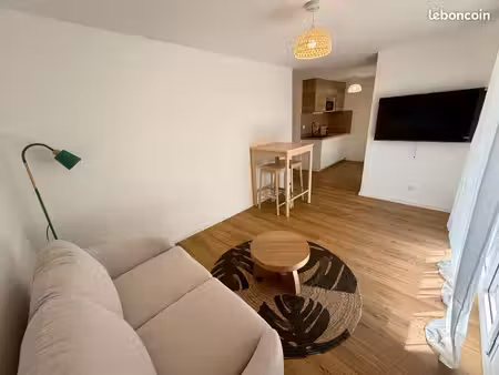 t2 rénové et meublé neuf 32 m² – ambilly – 200 m de la douane mon idée – proche voie verte