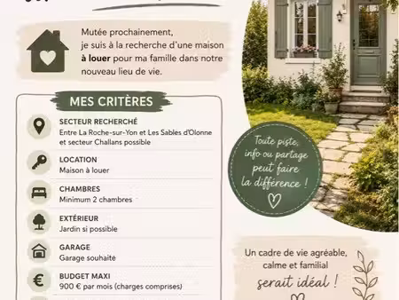 recherche maison à louer