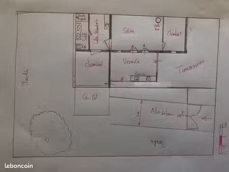 maison 4 pieces à louer à l'année