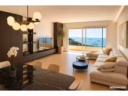 appartement d’exception 3 chambres – frontière monaco / country club – vue mer – 3 parking