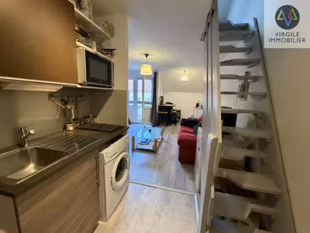 appartement duplex rénové avec garage et casier à ski