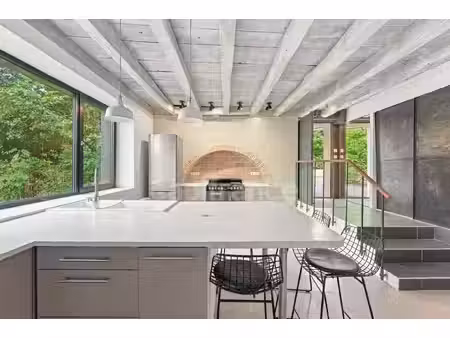 prévessin-moëns – ancienne forge du xixᵉ transformée en loft – 187 m² – 3 chambres – jardi