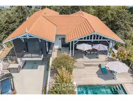 villa d'architecte contemporaine esprit bassin