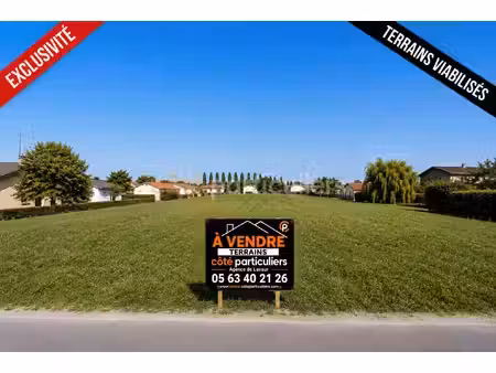 terrain à partir de 642 m2 - lavaur centre